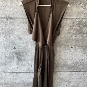 Rudsak  Long Cardigan vest Belt Sleeveless Sz Small❤️